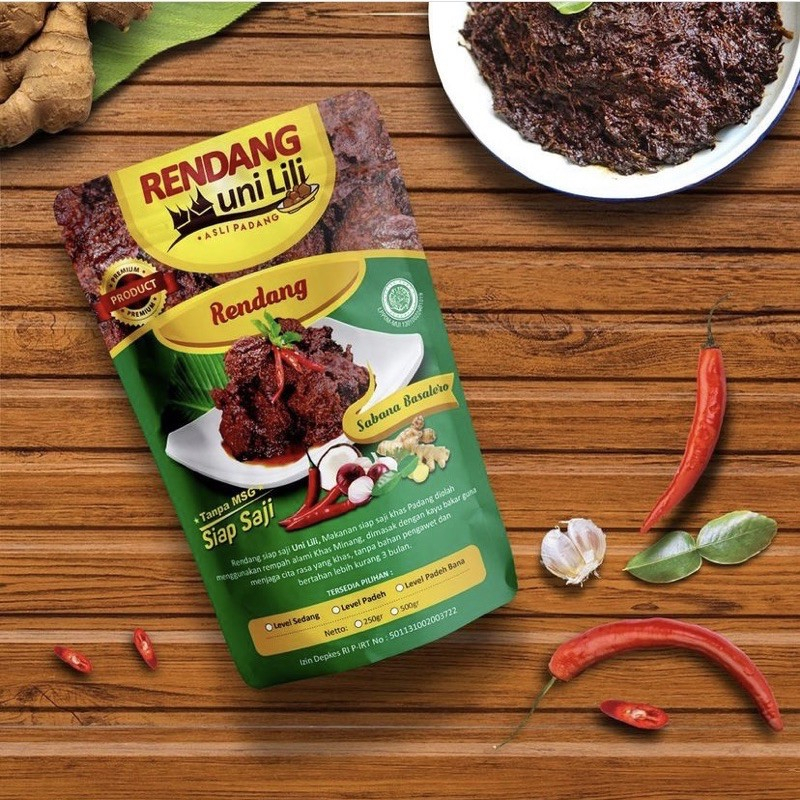 

RENDANG DAGING UNI LILI ASLI PADANG (250gr)