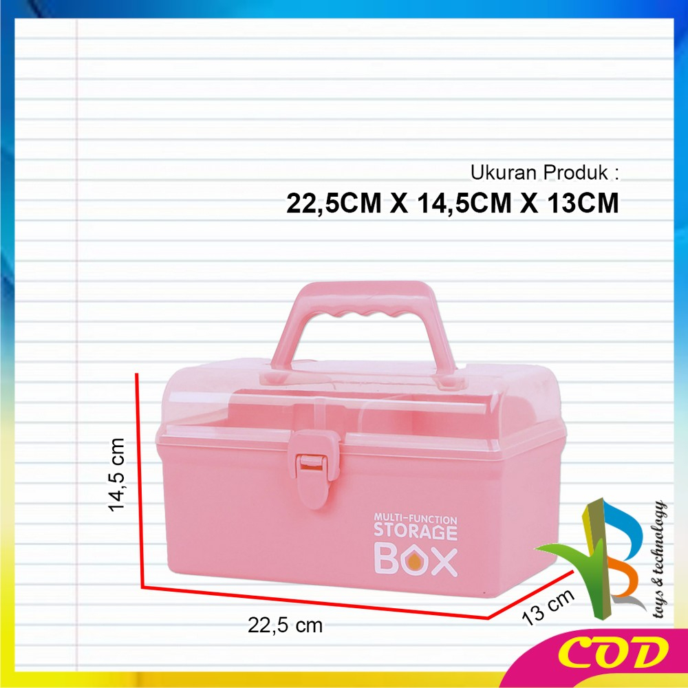 RB-C831 Tempat Kotak Penyimpanan Box Perhiasan Serbaguna Kotak Obat Tool Box / Kotak Mainan Perkakas Box Organizer Storage