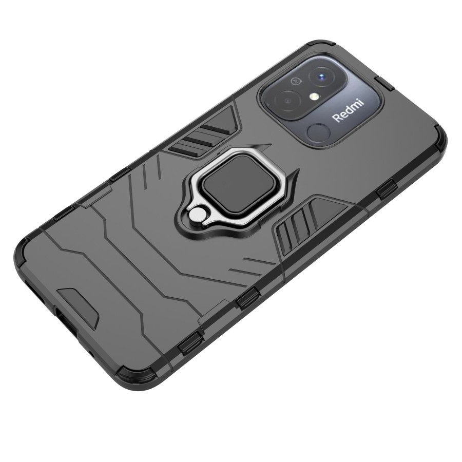 REDMI 12C CASE HYBRID RING PANTHER COVER ARMOR TPU SOFTCASE