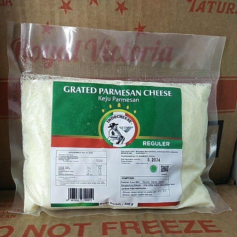 

Indocheese Parmesan Grated Bubuk Regular 300gram