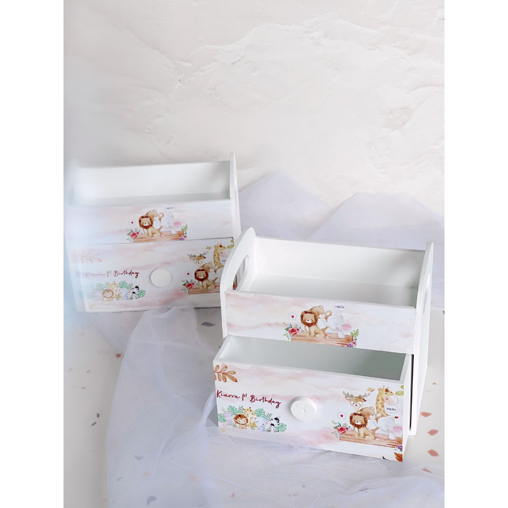 Carusel Box/ Storage Box/ Tempat Make Up Custom/ Souvenir Ultah