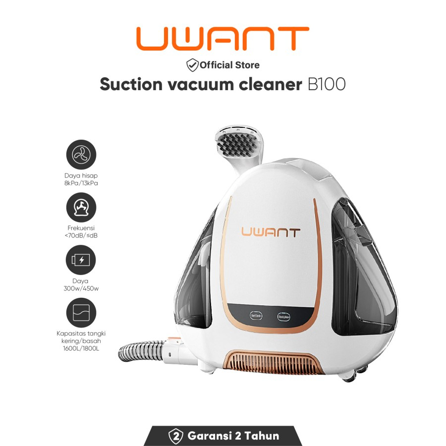 Uwant B100 Vacuum Cleaner - Vacuum Karpet Fabric Sofa Kasur