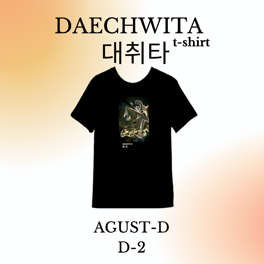 T-SHIRT DAECHWITA AGUST-D SUGA BTS