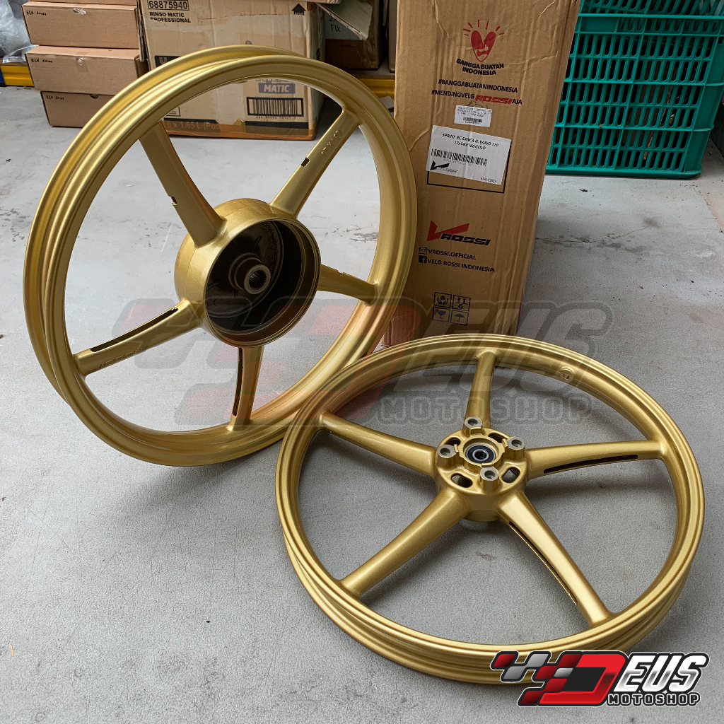 Velg VROSSI Sanca Palang 5 Beat Scoopy Vario Spacy 110 Ring 17 x 140 / 160 / Pelek ROSSI Model RCB R