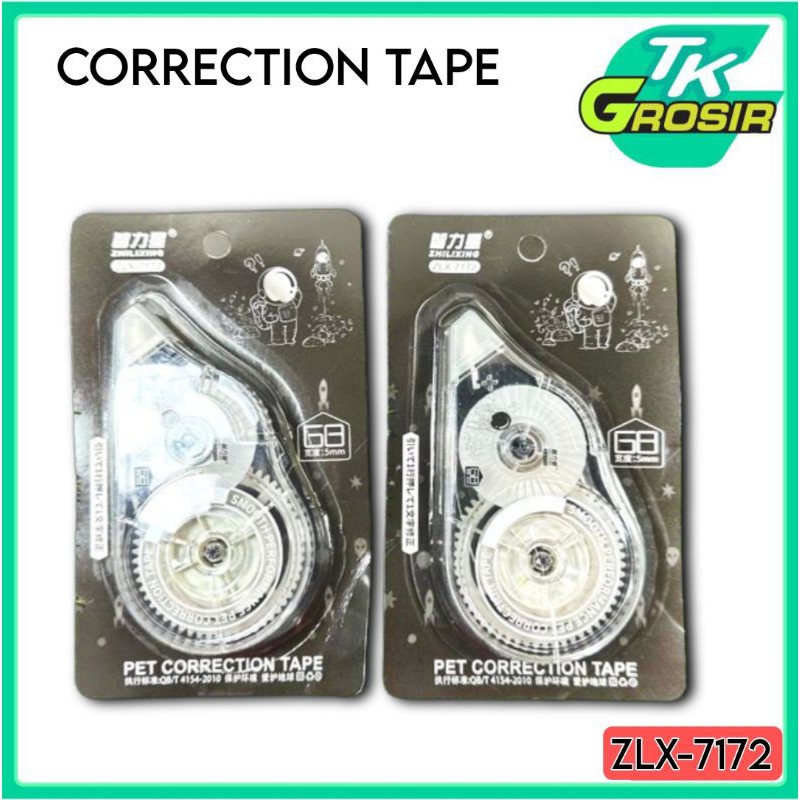 

Correction Tape/Tip-ex/Correction Tape Zhilixing ZLX-7172 68 M x 5mm murah