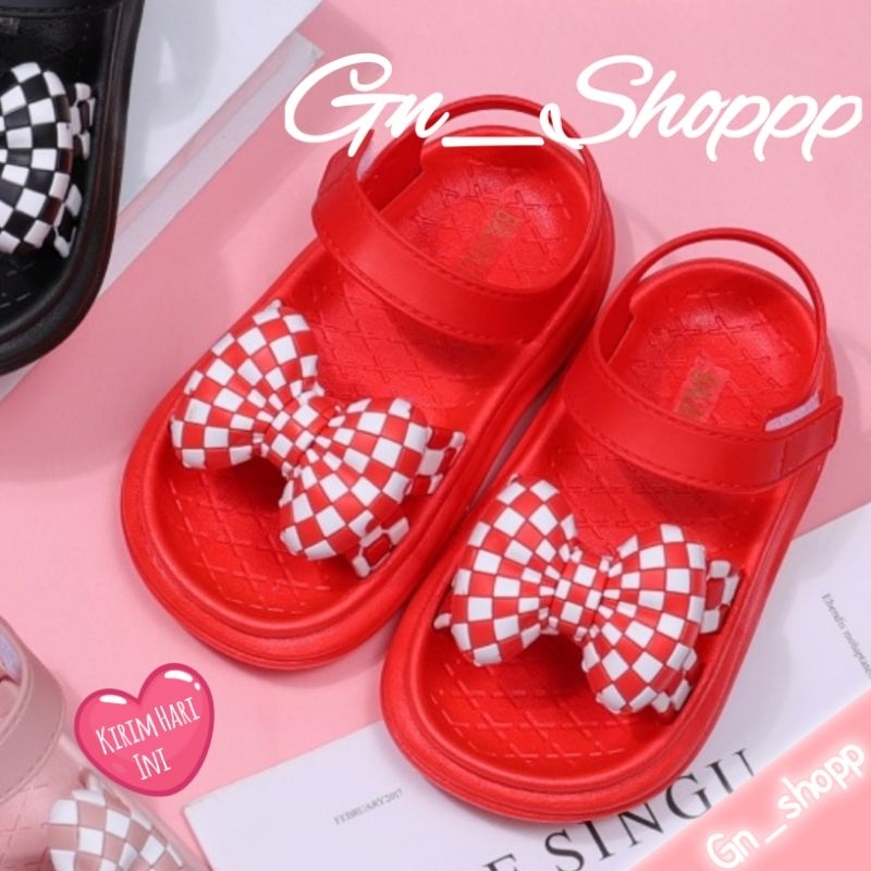 24-29 Sandal Anak Perempuan Tali Tumit PITA CATUR FULL JELLY TERBARU 1715-1S