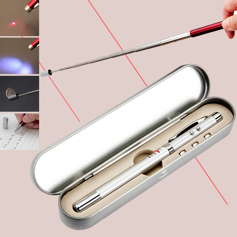 

Baru 4 In 1 Ball Pen Laser Pointer / Penunjuk Laser Senter Pen / Bolpoin Serbaguna