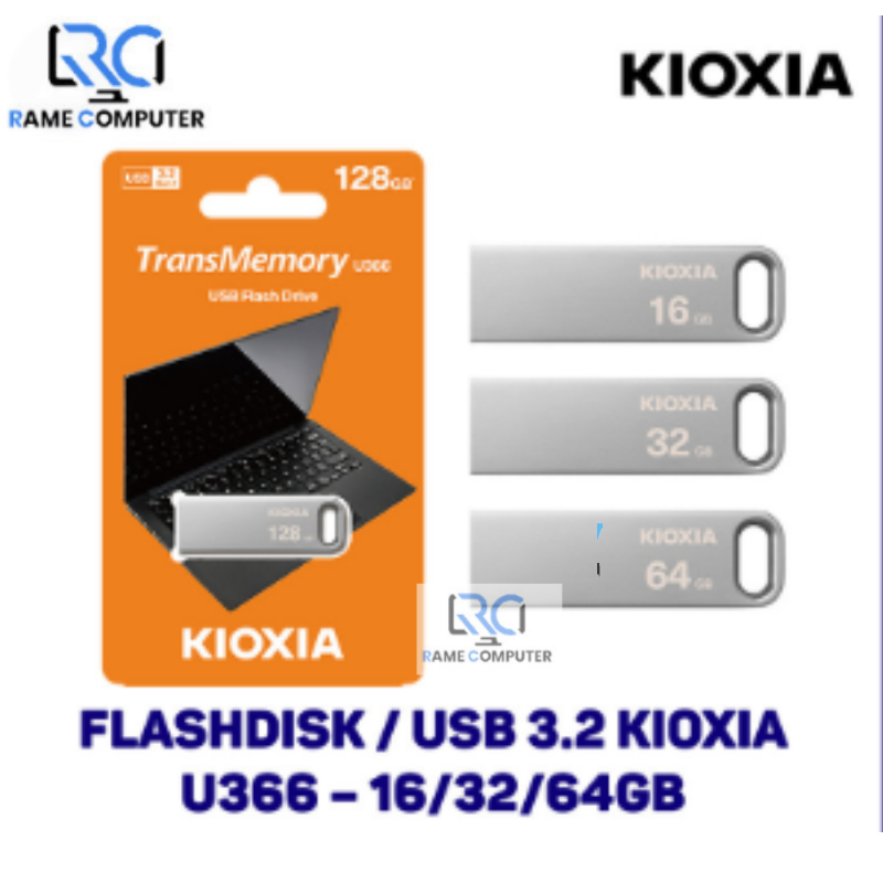 Flash disk KIOXIA U366 32GB USB 3.2 100% ORIGINAL BODY METAL