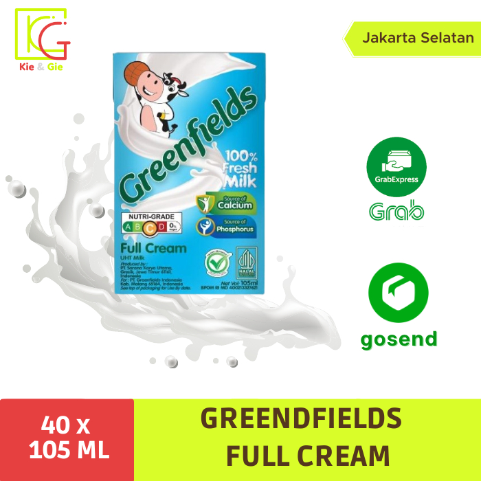 

Susu Greenfields UHT 105 mL x 1 Karton