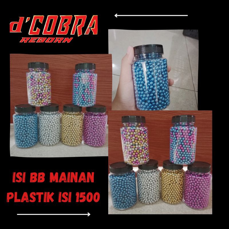 Mainan Isian Plastik isi 1500