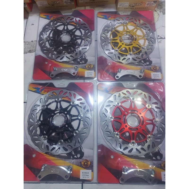 Piringan Cakram Mio 260mm PSM plus brecket model Gerigi