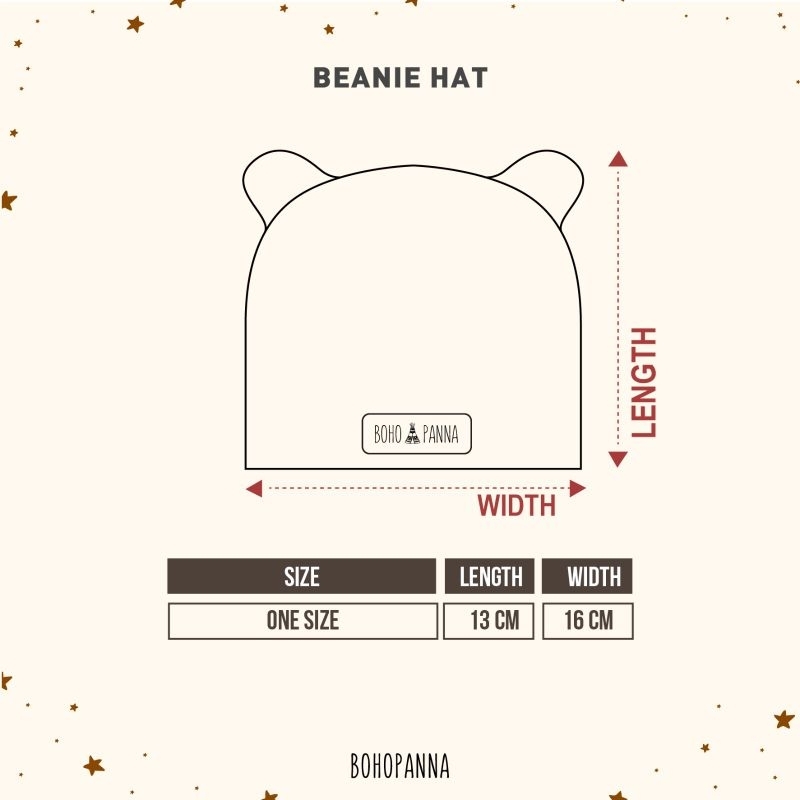 BOHOPANNA - BEANIE HAT BOHOPANNA - TOPI BAYI - ACCESORIES BAYI