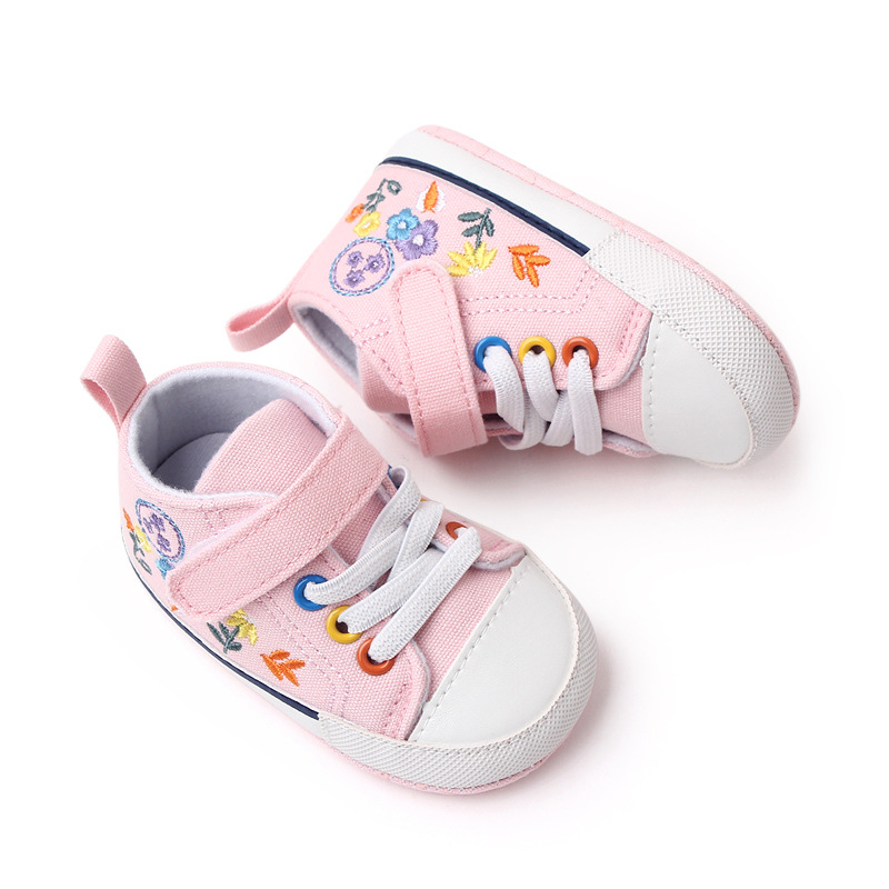 babyfit FLOWER canvas prewalker sepatu anak bayi sneakers import beby shoes import mb-0510