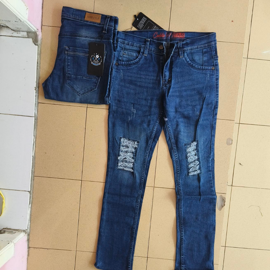 CELANA PANJANG RIPPED/CELANA JEANS SOBEK