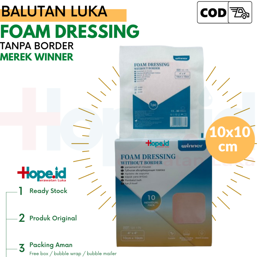 Foam Dressing Winner Perawatan Luka