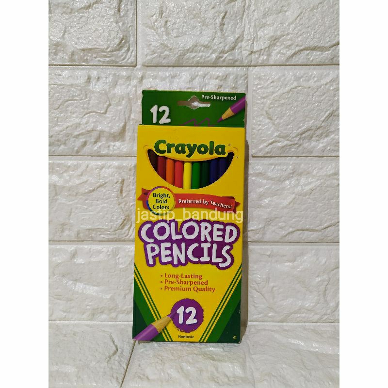 

Crayola Colored Pencil - 12 Color / Crayola Pensil Warna / Pensil Warna Crayola / Crayola Sale / Crayola Ori / Original Crayola / Crayola Original
