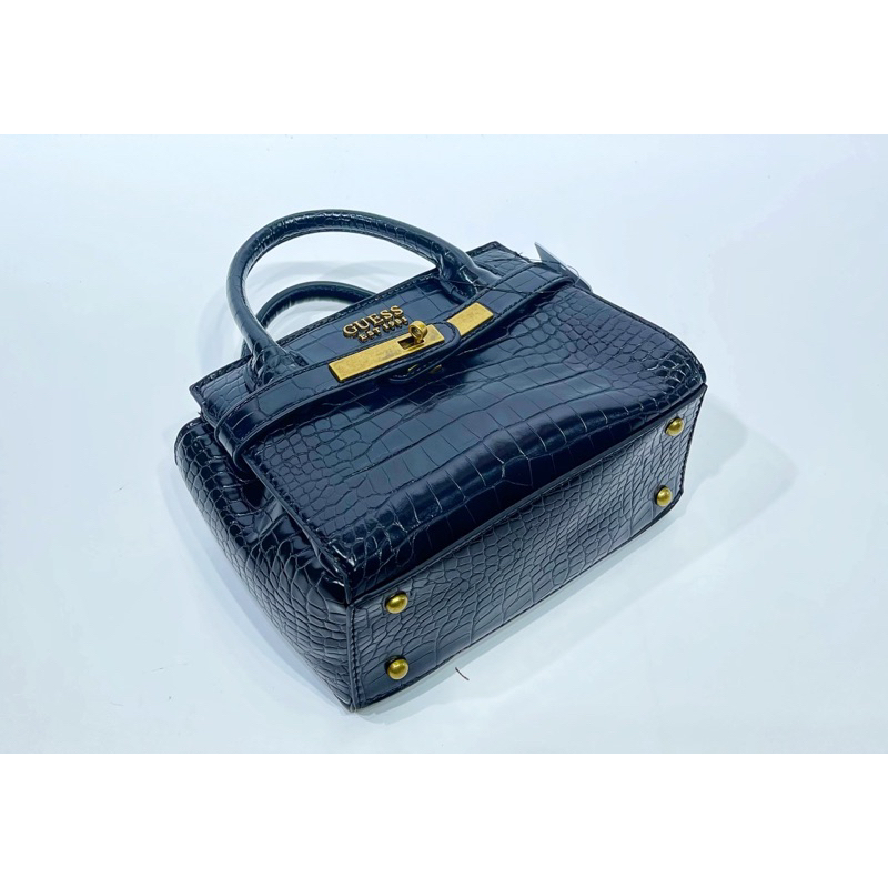 Tas Selempang Wanita Mini Satchel Croc Effect Handbag - GS 5005#