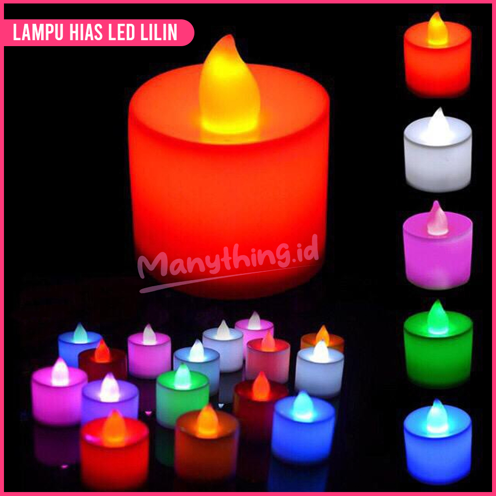 Lampu Lilin Elektrik / Lampu Hias LED Lilin / Lampu Lilin Hias Mini Portable Murah
