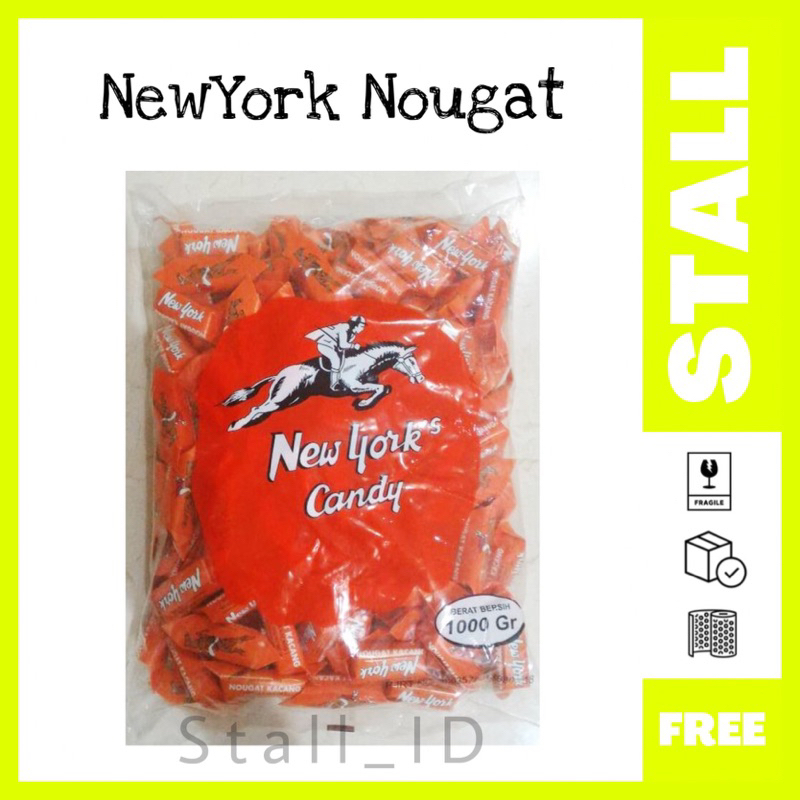 

Permen Susu Nougat New York Kacang 1 kg NewYork Candy