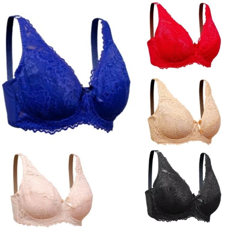 [COD✔️] Elena Bra Cup Besar Tanpa Busa E 24548 Size 38C-44C