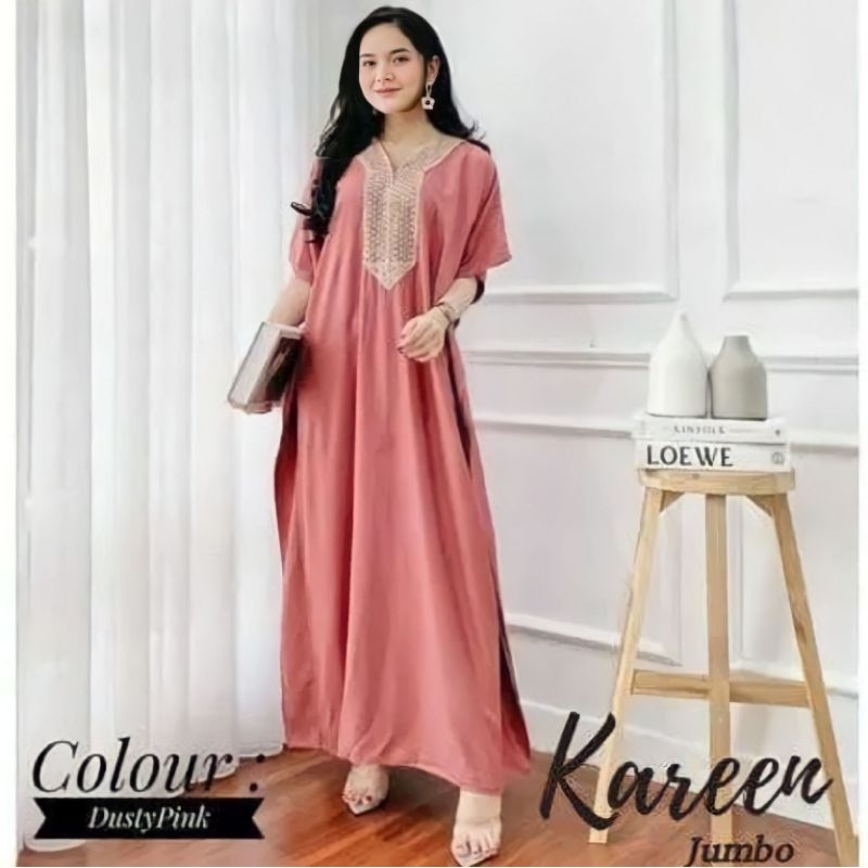 Kaftan Arabian Renda Kaftan Isyana Rayon Jumbo