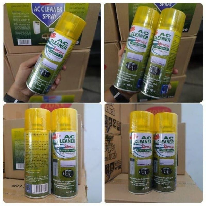 Foam Pembersih AC Mobil Rumah Kaset Evapator Cleaner Spray Air Conditioner 500ml MURAH EKONOMIS