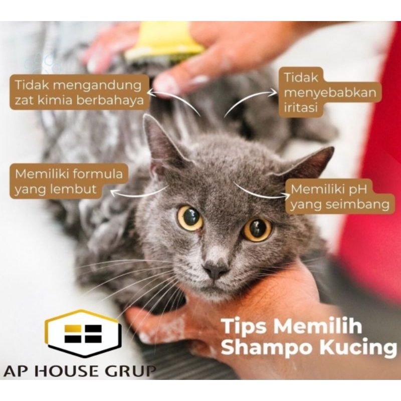 SHAMPOO KUCING ANJING KELINCI ANTI KUTU &amp; JAMUR