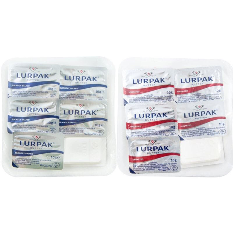 

LURPAK Salted / Unsalted Butter 100gr - LURPAK Mentega Asin / Tawar (10 x 10gr)