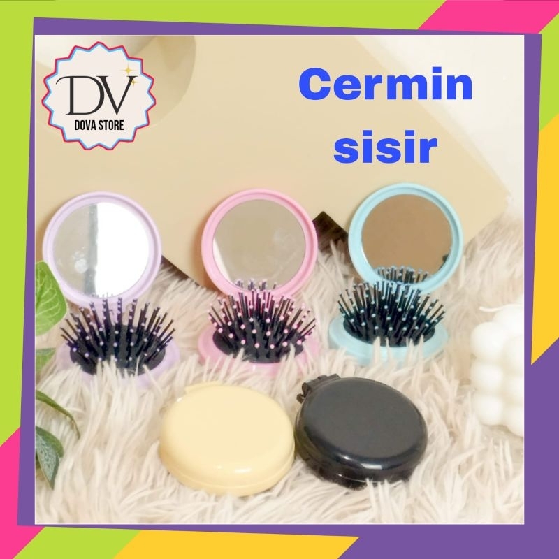 CERMIN SISIR BULAT POLOS CERMIN LUCU DAN SISIR