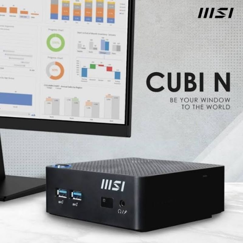 MSI CUBI N JSL MINI PC + NVME 128GB + DDR4 8GB