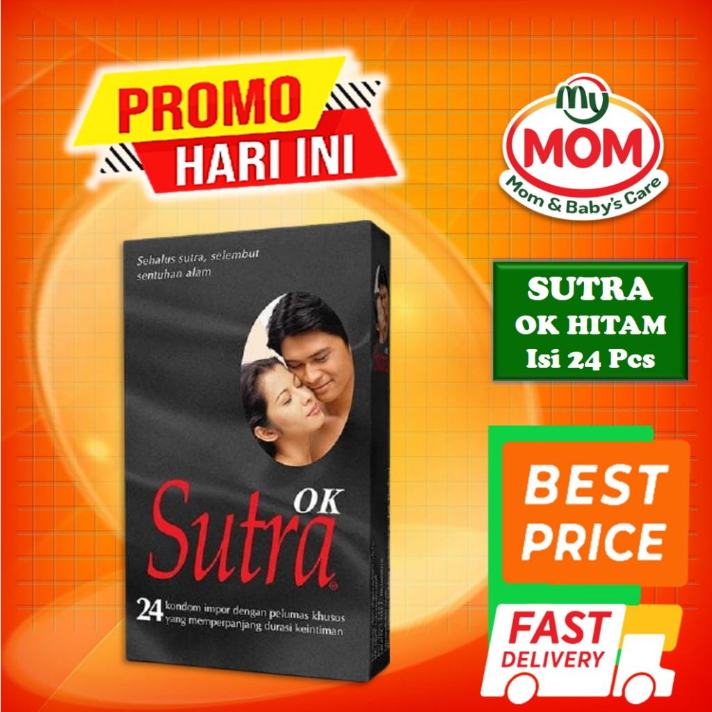 [BPOM] Kondom Sutra OK Isi 24 Pcs / Kondom Sutra Hitam / Sutra Kondom Import / MY MOM