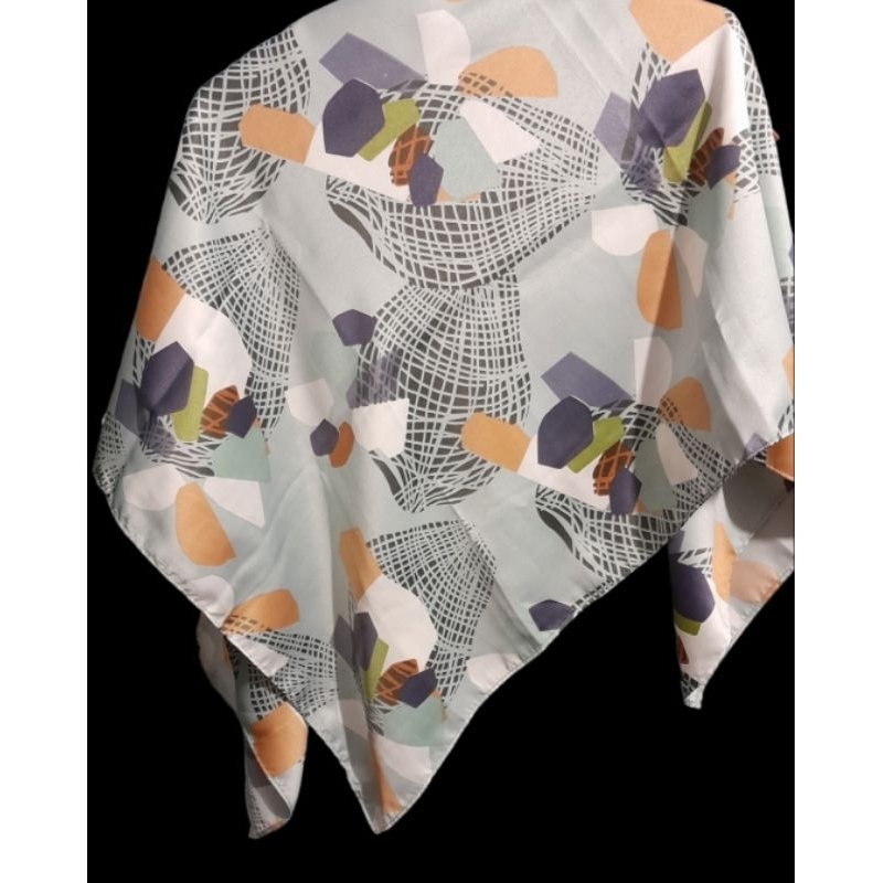 jilbab motif segiempat