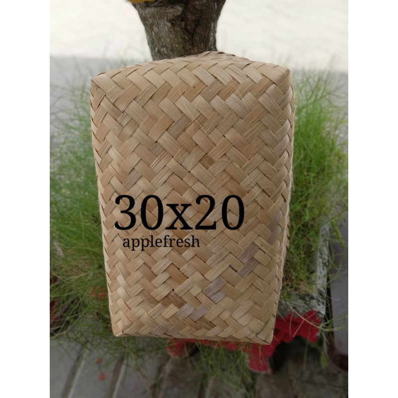 

10 pcs(5 pasang) kemasan besek premium 30x20