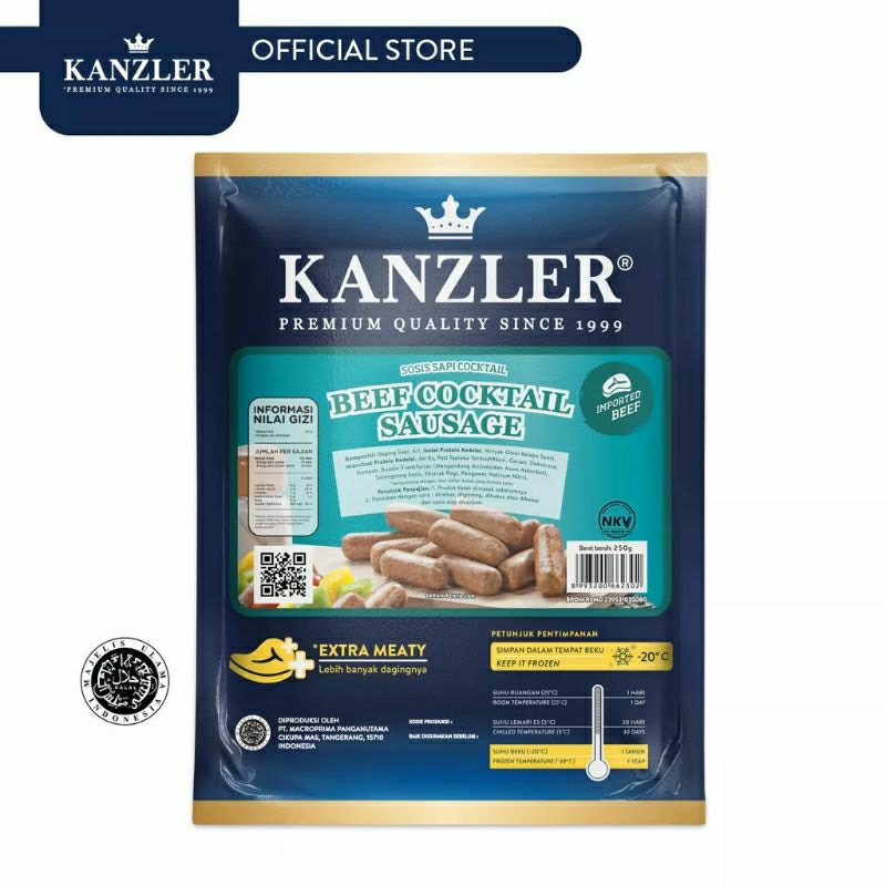 

Kanzler Beef Cooktail 250 Gram - 1 Pack