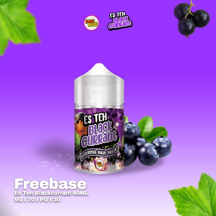 Es Teh BlackCurrant 60ML 3MG Freebase