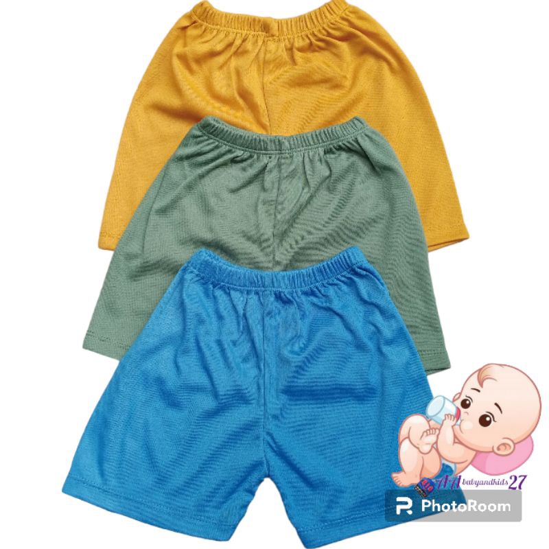 6PC Celana Bayi Model Segi Polos MIX WARNA Ukuran M L XL SNI Murah Berkualitas