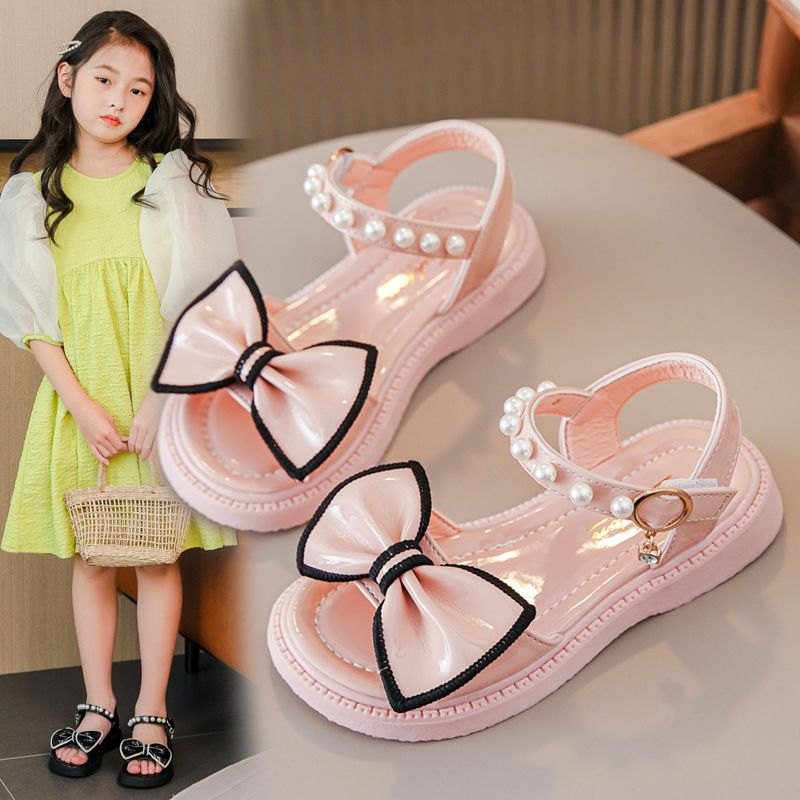 Juragan Junior [COD] Sandal CORA Pesta Anak Perempuan Import Size 26-36