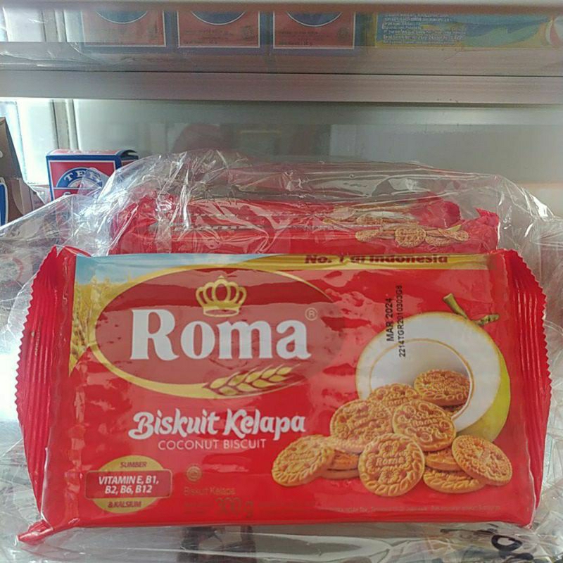 

Biskuit ROMA KELAPA 300Gr / Coconut Biscuit