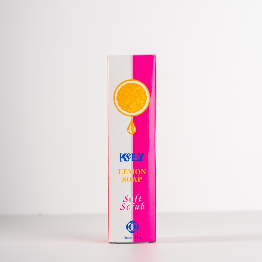 ZBeautyoutlet Kelly Lemon Soap Soft Scrub Sabun Cuci Muka Kelly - diskon extra live