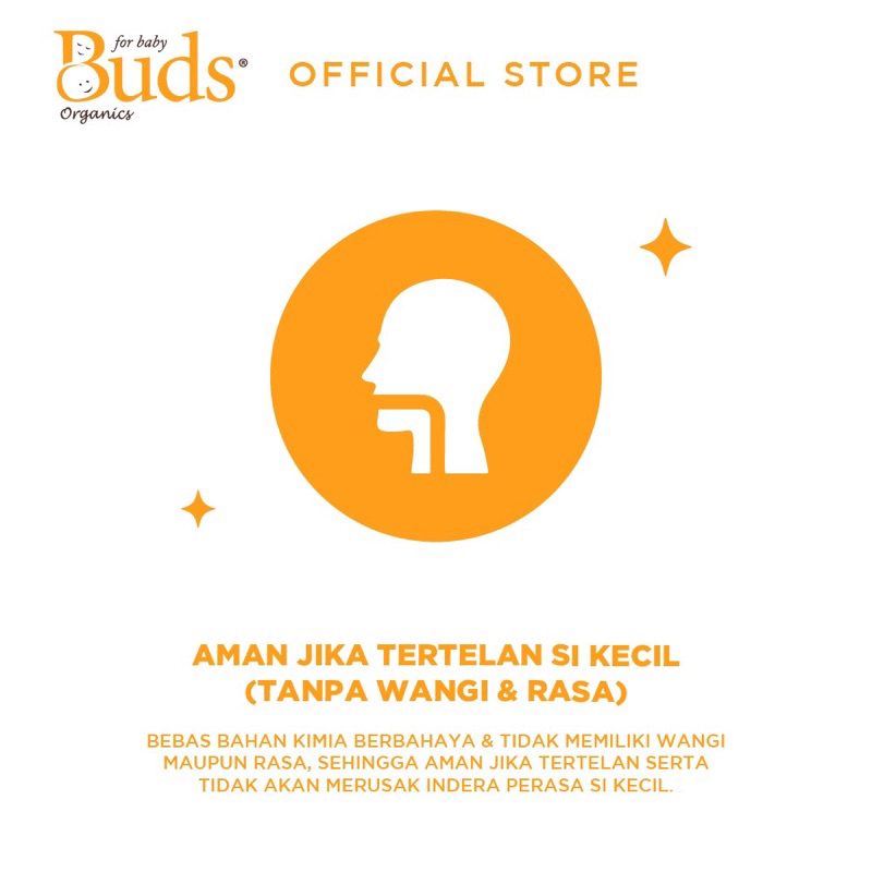 Buds organics organic breast massage oil - minyak pijat payudara untuk memperlancar asi