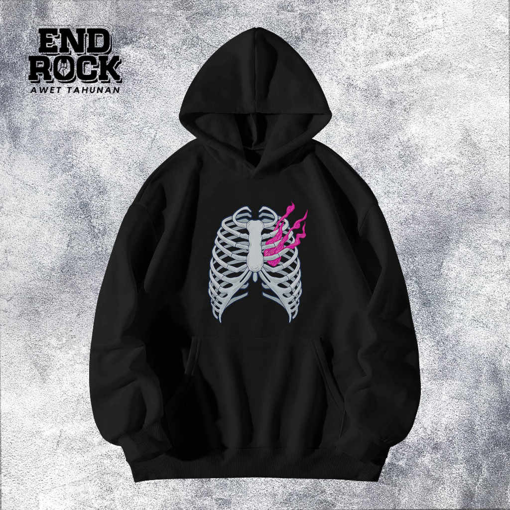 Hoodie Original Endrock Tema Ribs And Spirid DTFS178