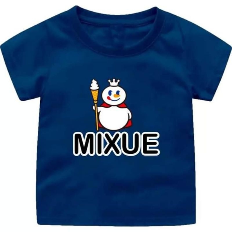 Promo Murah Kaos Anak Unisex Cowok Cewek Lengan Pendek MIXUE Digital Sablon Baju Kaos Anak Laki Laki Atasan Tshirt Anak Usia Umur 2 3 4 5 6 7 8 9 Tahun Zagzeg Clothing