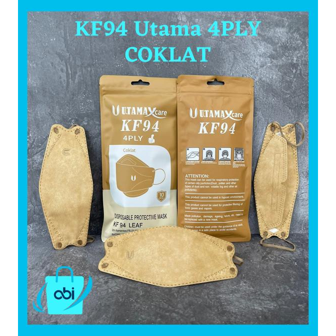 MASKER KF94 UTAMA 4 PLY ISI 10 PCS