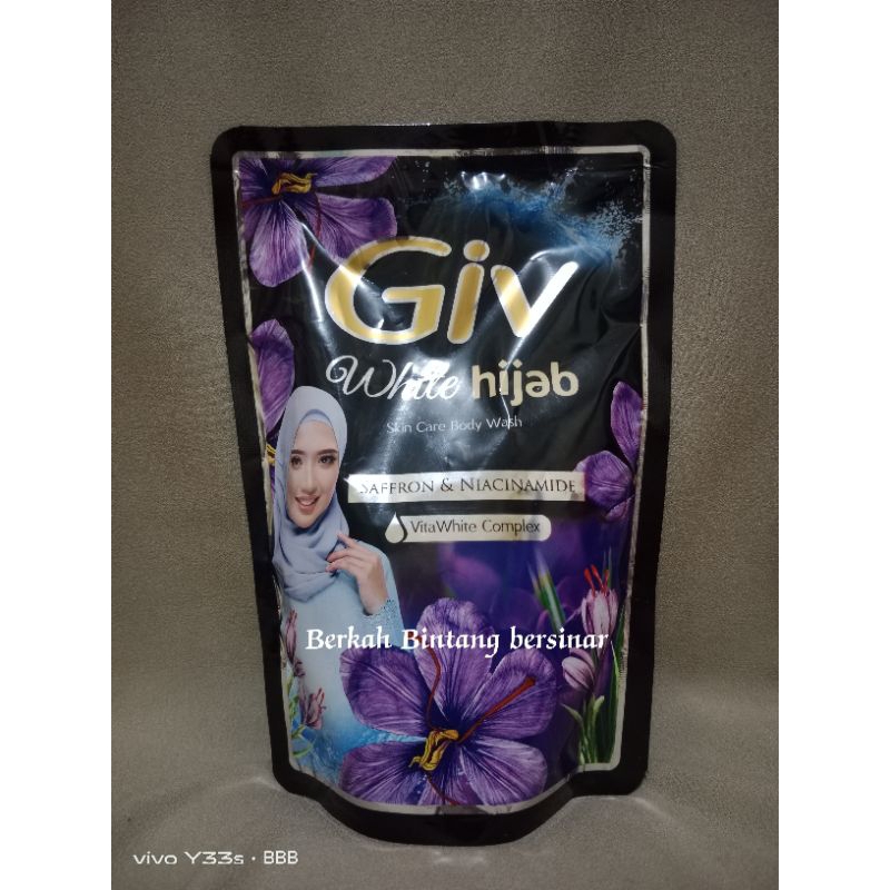 Giv Sabun Mandi Cair Saffron & Niacinamide 400ml