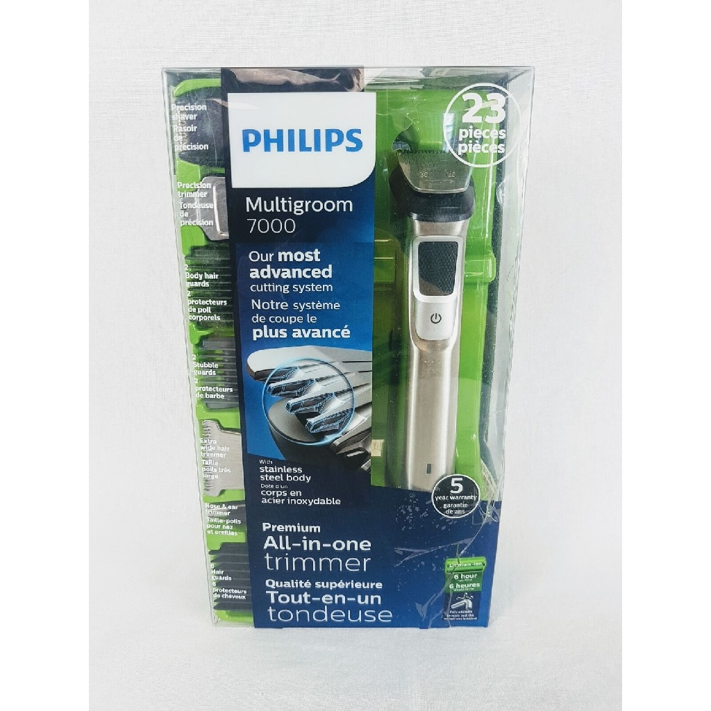 PHILIPS MG7790 - Multigroom 7000 - Alat Cukur Elektrik 23-in-1 - Lengkap Praktis Ekonomis dan Terbaik dari PHILIPS