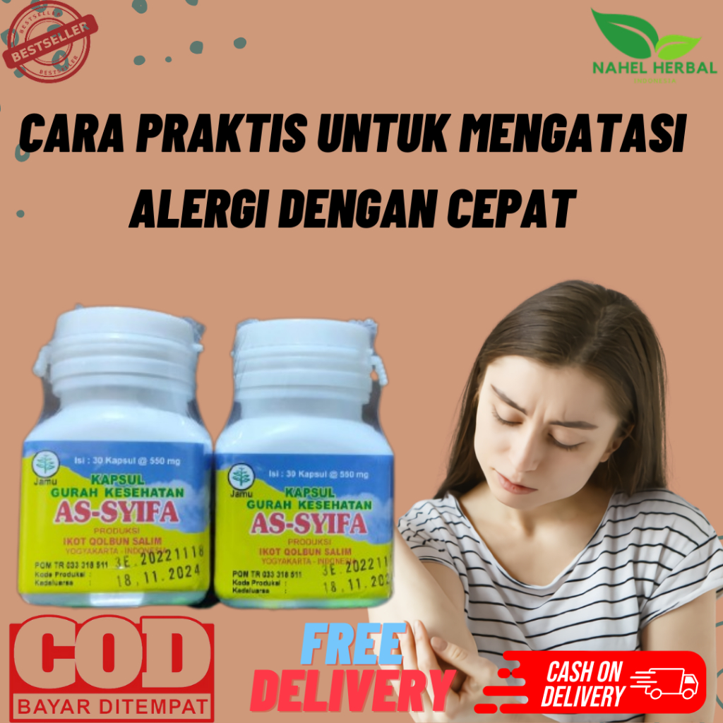 Kapsul Gurah Kesehatan As-Syifa Cara Praktis untuk Mengatasi Alergi dengan Cepat - Obat Alergi & Bid