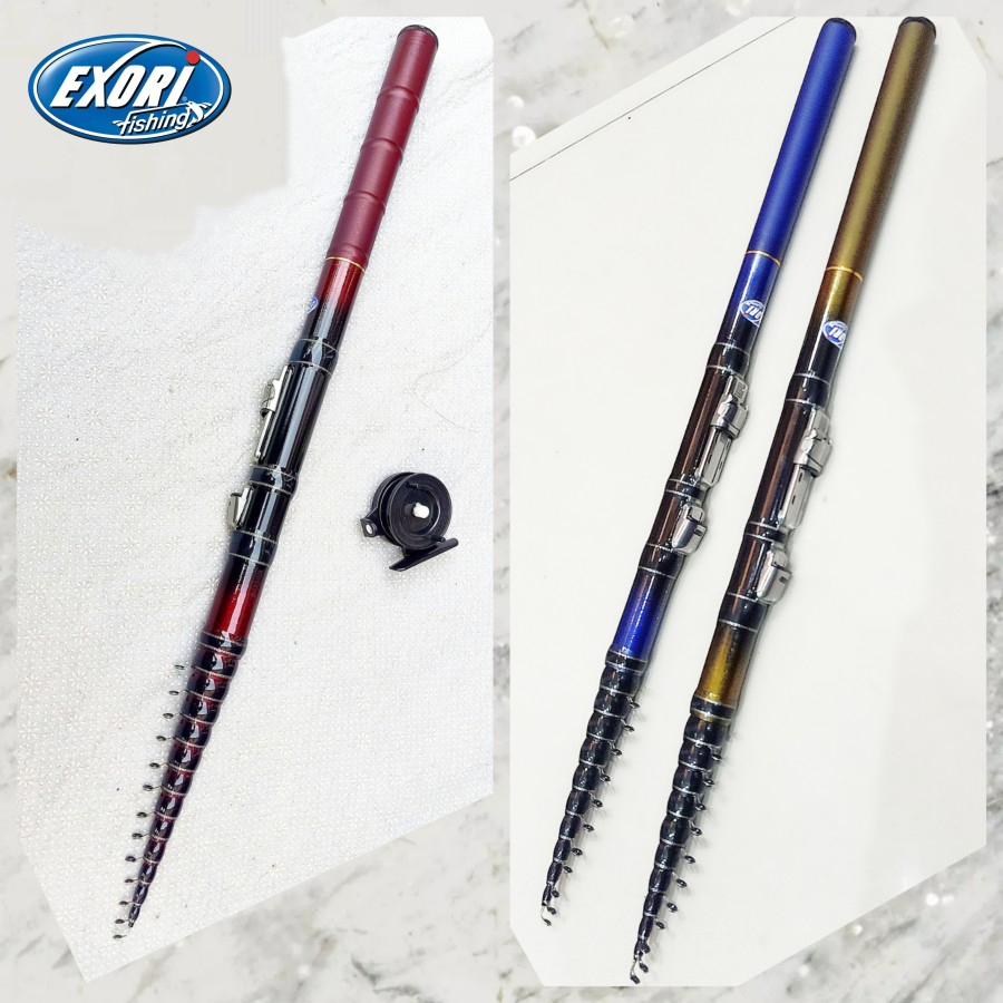 Joran tegek Custom ros pendek Exori victor 360 + rel