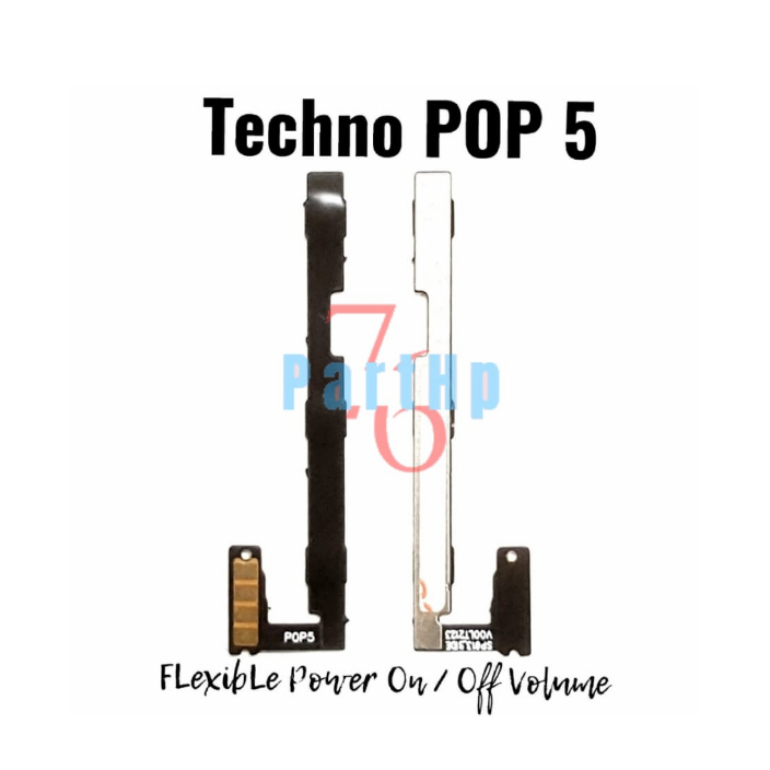 Flexibel Connector Volume Power On Off Tecno Pop 5 / Fleksibel / flexibel