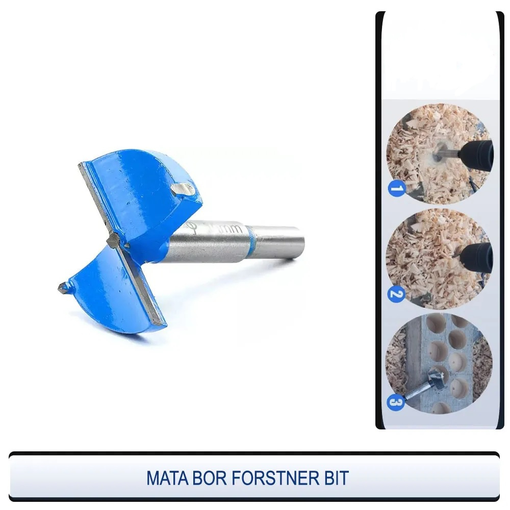 Mata Bor Engsel Sendok 19 Mm Forstner Bit Hole Saw Kayu