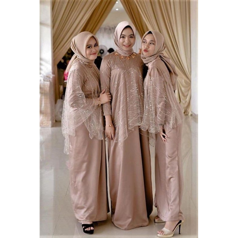 Langsung Kirim Free Paperbag Paket Bridesmaid Kain Seragam Nikahan